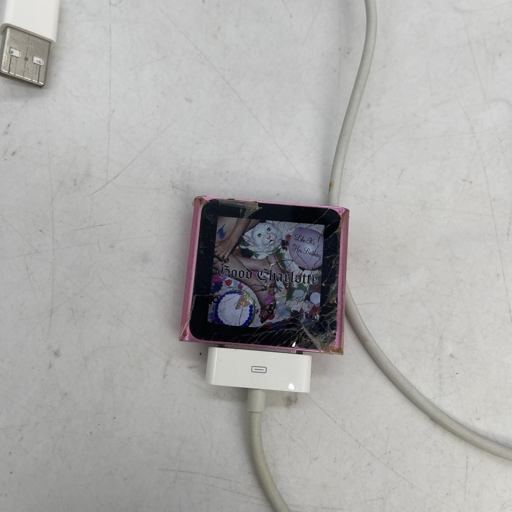 Apple iPod Nano Model A1366 Pink 8GB MP3 Player - Tested & Works